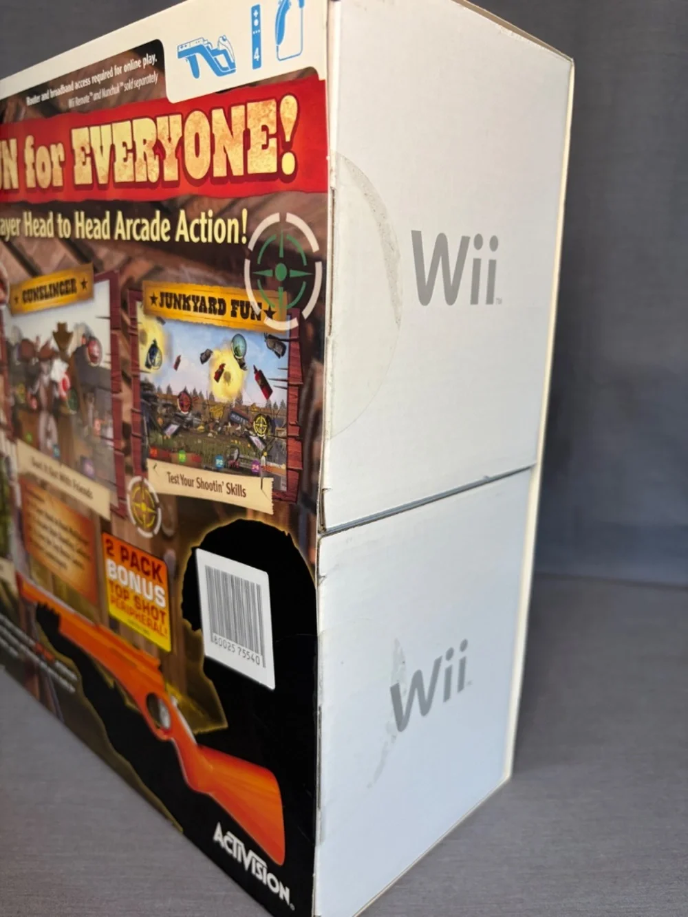 Top Shot Arcade Wii Limited Edition 2 Pack 2011 New In Box Rare
